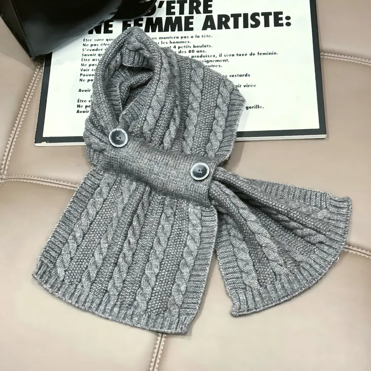 焦思文 冬季时尚洋气保暖百搭毛线围巾251201Y06