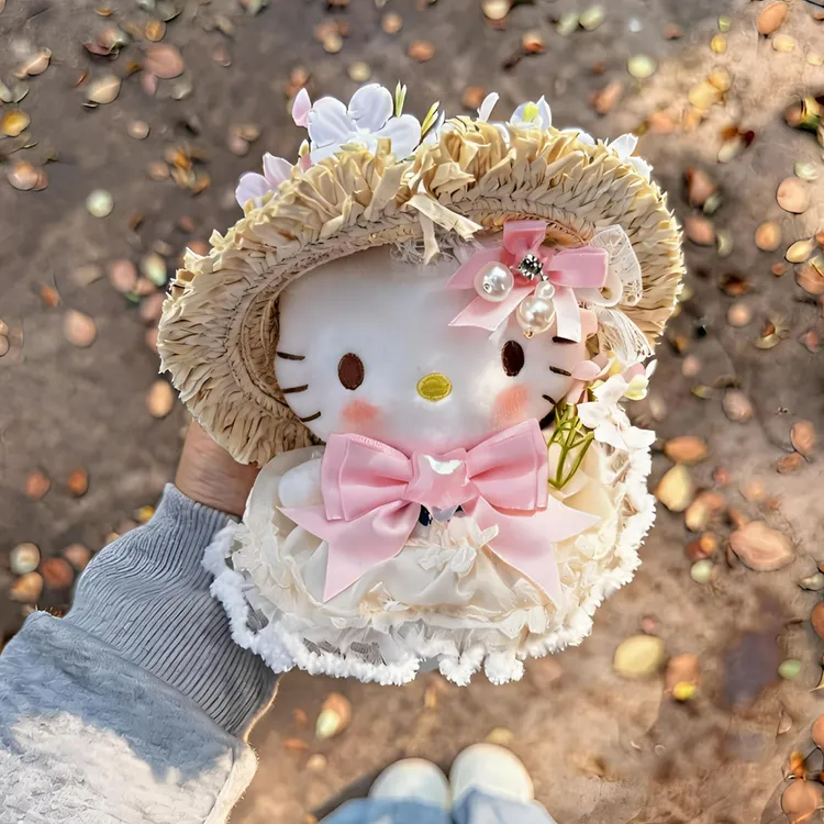 毕业礼物正版HelloKitty蓝梦粉梦花嫁挂件三丽鸥毛绒包挂玩偶朋友