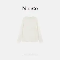 NILICO【云之岚】男款精致显瘦磨毛加厚修身半高领保暖长袖上衣