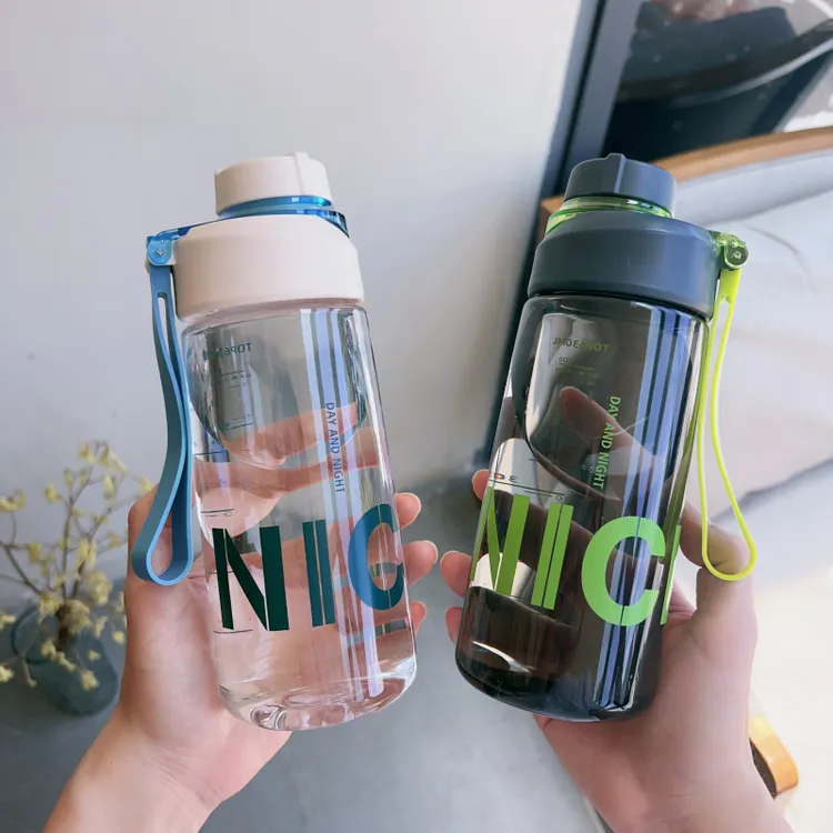 水杯高颜值水杯学生上学健身户外运动潮流创意大容量简约运动杯