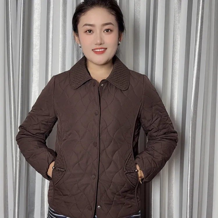 2025洋气棉服棉衣新款中年秋冬妈妈外套