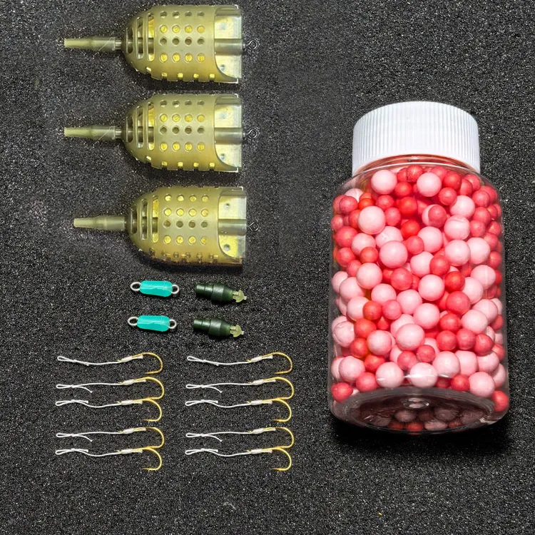 飞德饵笼带配重船型饵笼欧鲤钓配件附饵托饵器飞德钓线组钓鱼