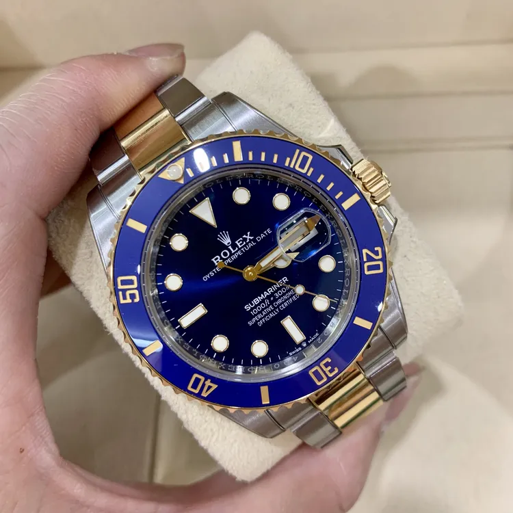 99新 Rolex/劳力士 M126613LB-0002 间金蓝 保卡：22年6月17日