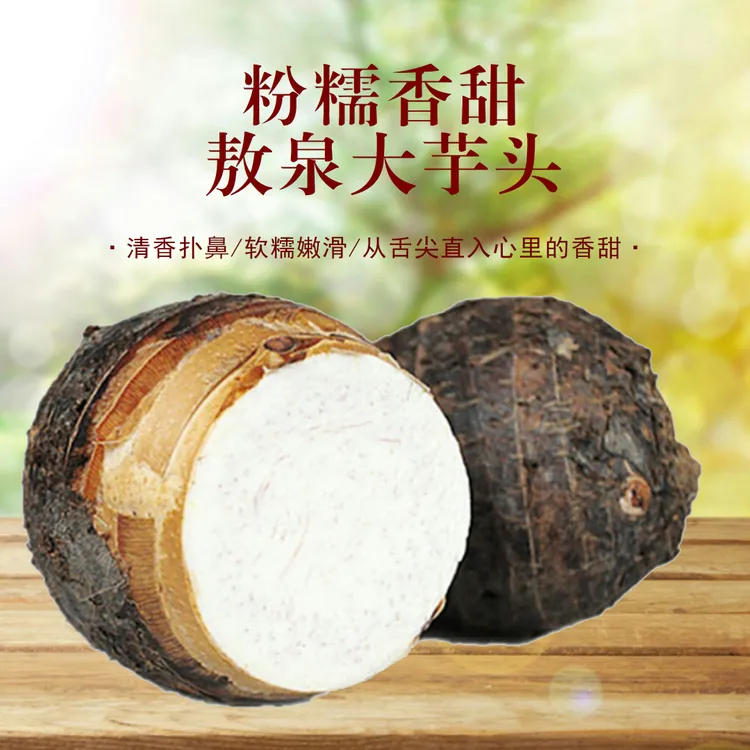 敖泉炮弹大芋头新鲜现挖粉糯香甜8斤超大果芋头粉蒸肉香芋扣肉