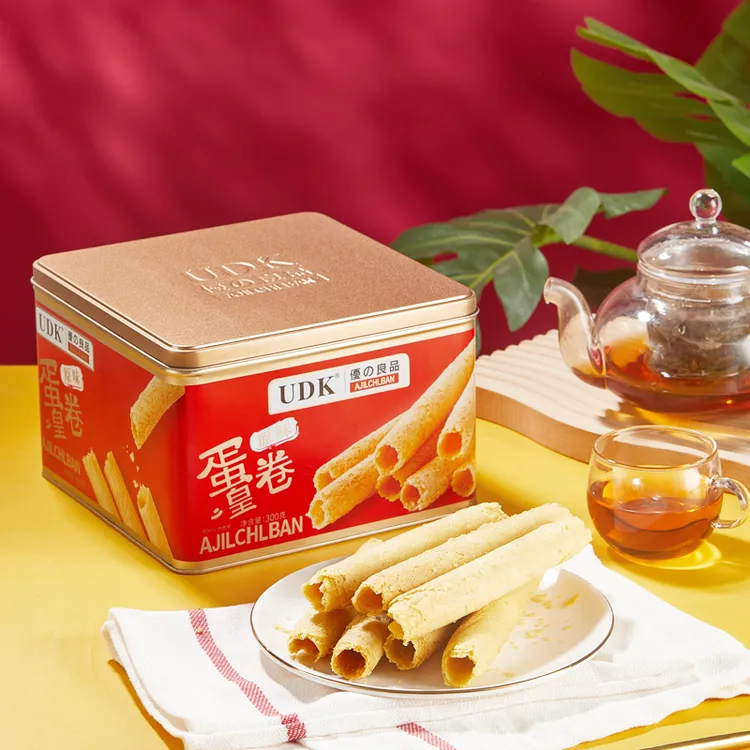 UDK优之良品港式原味蛋卷休闲解馋追剧礼盒解馋追剧必备零食