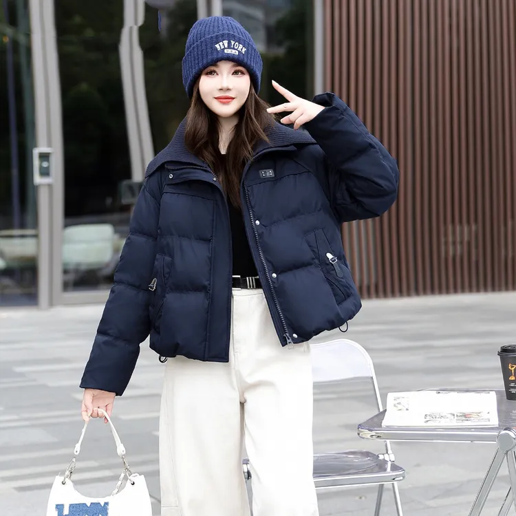 女式冬季新款科技绒防寒服上市热销中
