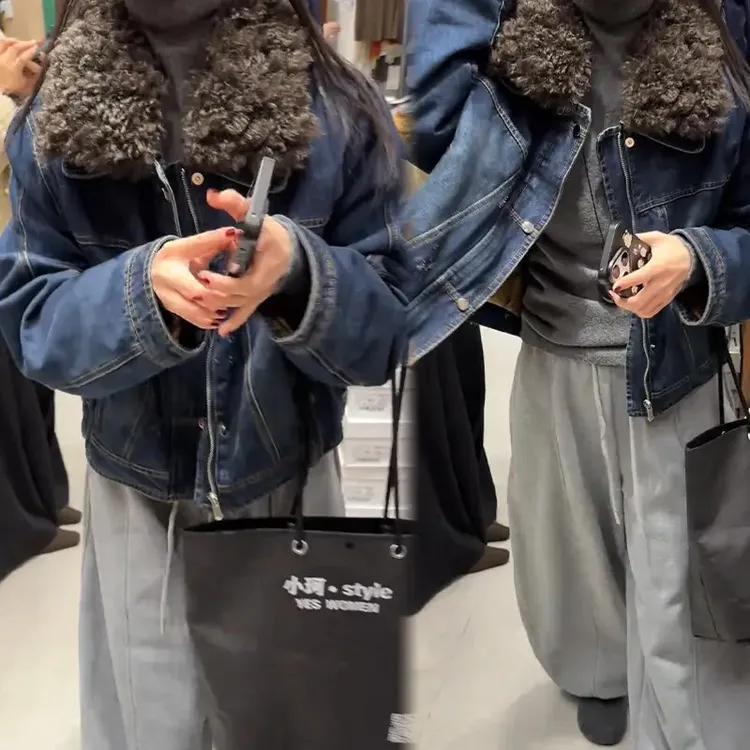 2025秋冬新款时尚显瘦气质网红高档套装女高级百搭宽松大码两件套