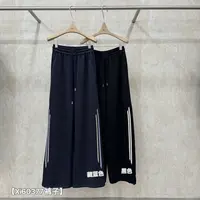 鑫燃KIKI 美式复古设计感两条杠直筒裤 60377 XI