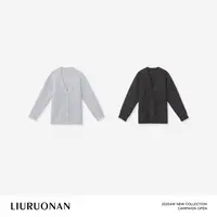 LIURUONAN | 9.28四周年【流星雨】V领单排扣毛衣秋冬宽松针织衫女