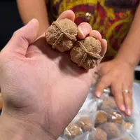 文玩核桃把件16号三棱蟾王人丁