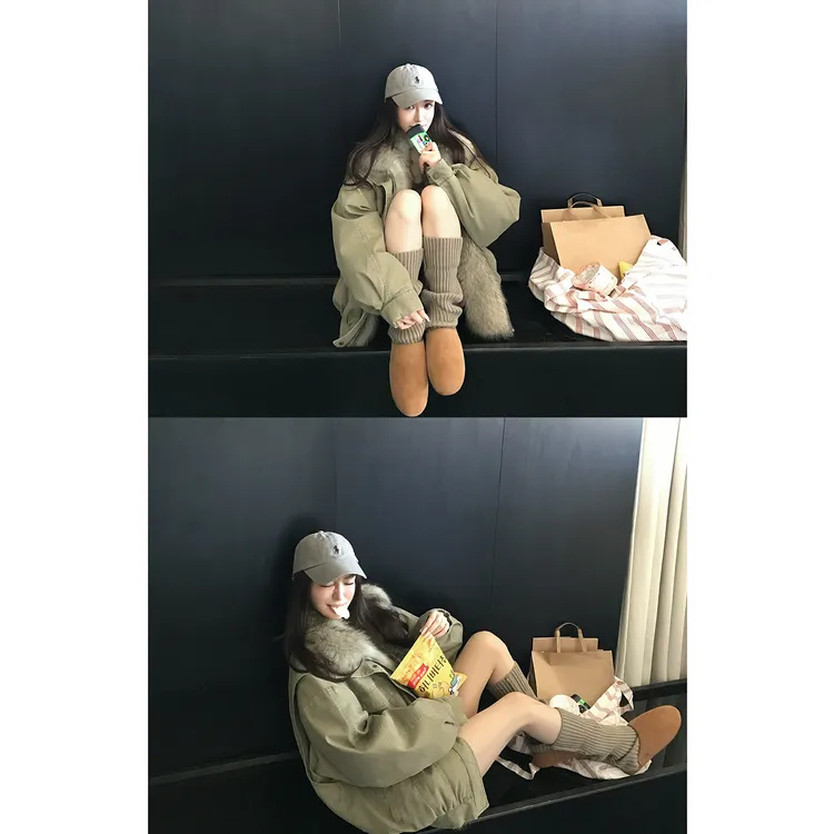 "暖芯大鹅"獨家定染霜色狐狸毛&美洲貉领+安心95白鹅绒羽绒派克服