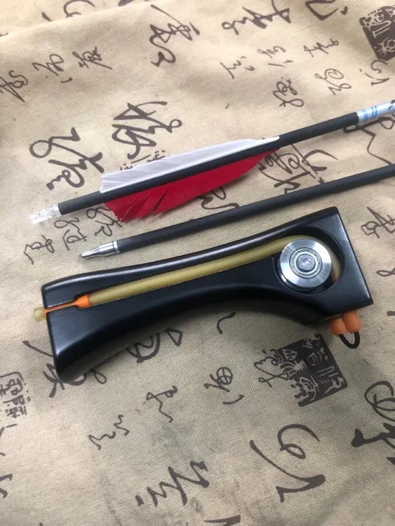 无极滑轮射箭弹弓航空铝合金数控机床加工传统弓箭