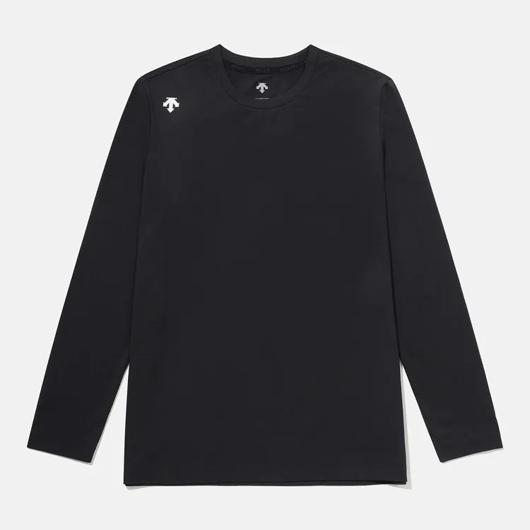 DESCENTE/迪桑特户外运动休闲圆领长袖T恤男女百搭UTL11-B