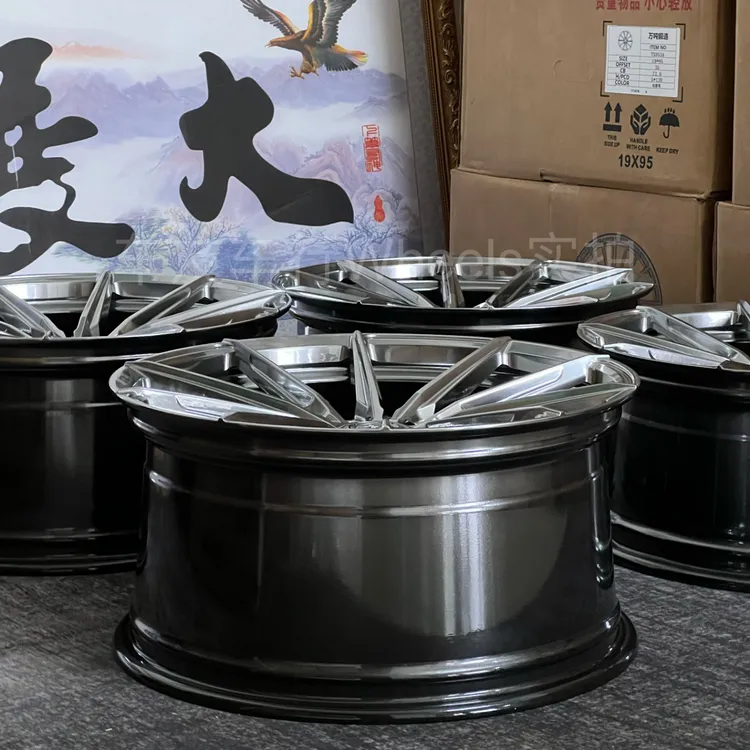  WF同款铝合金旋压改装轮毂适配宝马3/4/5系奔驰CLS奥迪A4/A5/A6