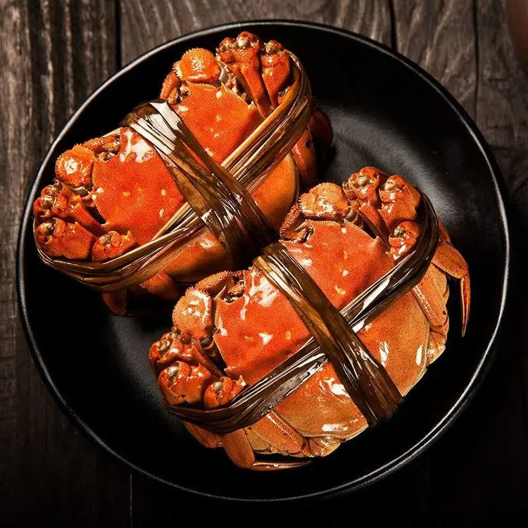 【活蟹】-江苏大闸蟹母3.8-3.5两*8只 顺丰冷链直达鲜活到家