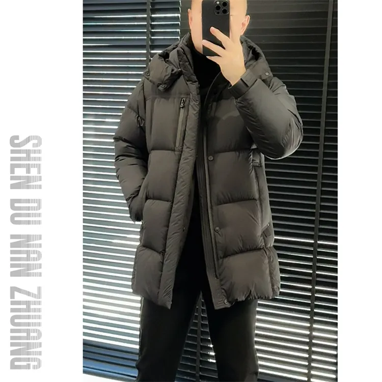 SHEN&DU男装｜高克重连帽款“行走的羽绒被”休闲羽绒服外套25F76