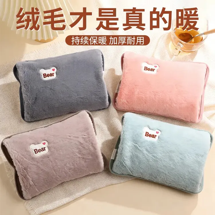 热水袋注水热敷暖肚子暖水袋灌水注水防爆暖手宝注水暖手袋热水袋商品图