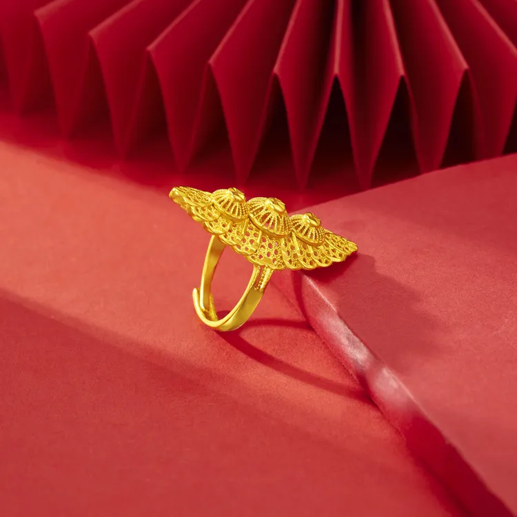 铜合金塑料戒指 非黄金戒指 KS3018Nurluk原创设计欧美开口欧若