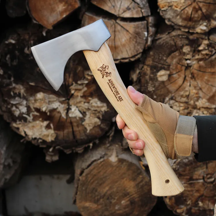 户外露营专用尼曼斧家用伐木劈柴园林工具锻造斧砍树剁骨斧头手斧