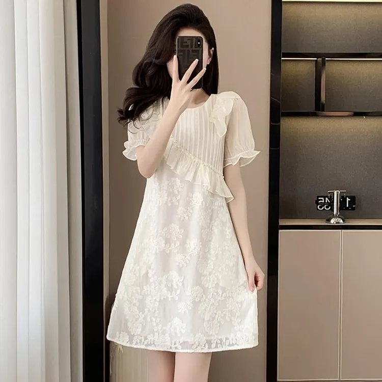 新中式国风轻奢连衣裙子女夏高级感小个子气质显瘦时尚改良旗袍裙