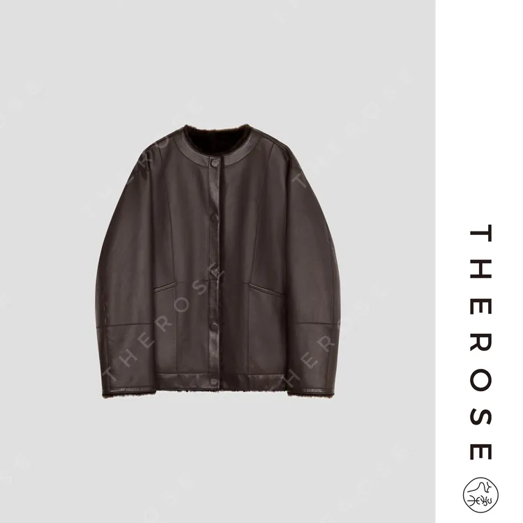 之柔【造梦者】西班牙进口拉贡LACON高奢气质廓形时尚女士保暖外套