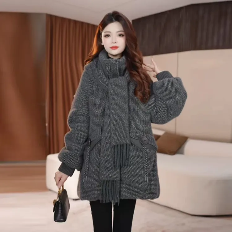 【羽绒服】贵妃绒冬季羽绒服百搭新款时尚莫瑞系穿搭休闲保暖女装