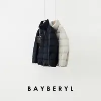  BAYBERYL老贝积云*立领拉链保暖休闲秋冬羽绒服9YRF5I1643-9/17