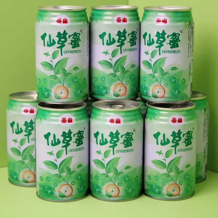 【24罐组合装】泰山仙草蜜植物颗粒饮料红绿豆汤复合果汁花果茶饮品