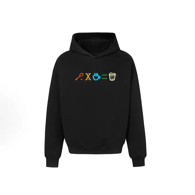 【新品首发】LIYUX 黑色初代刺绣加绒卫衣 李宇轩同款 