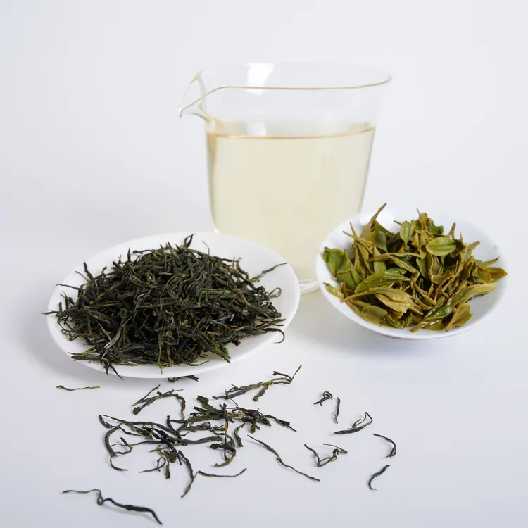 《崂山庙石村助农》松针绿茶直针绿茶春茶青岛崂山绿茶直采直供2025