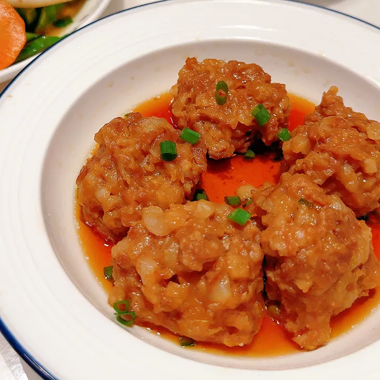 【3袋】马蹄肉饼肉丸狮子头手工制作清蒸红烧6个/袋温州特产