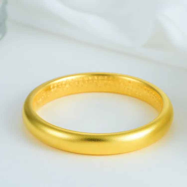 足银手镯 磨砂款泥鳅背手镯