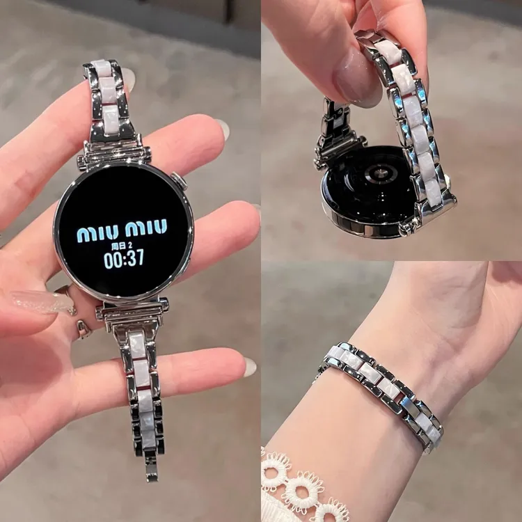 适用于华为手表gt6表带树脂金属钢带watchgt5高级感fit4时尚gt4女
