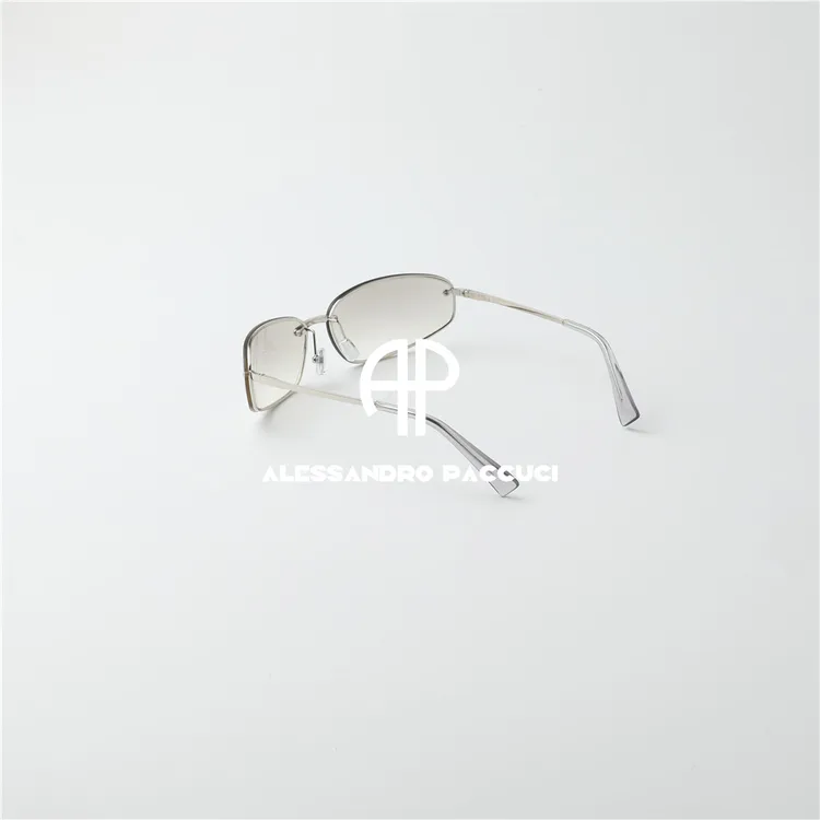 AP洛哥53130AY银框弯曲尼龙镜片复古时尚休闲潮流太眼镜