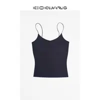 KIOKWANG//经典款前后U型百搭舒适质感时尚小背心（带胸垫）