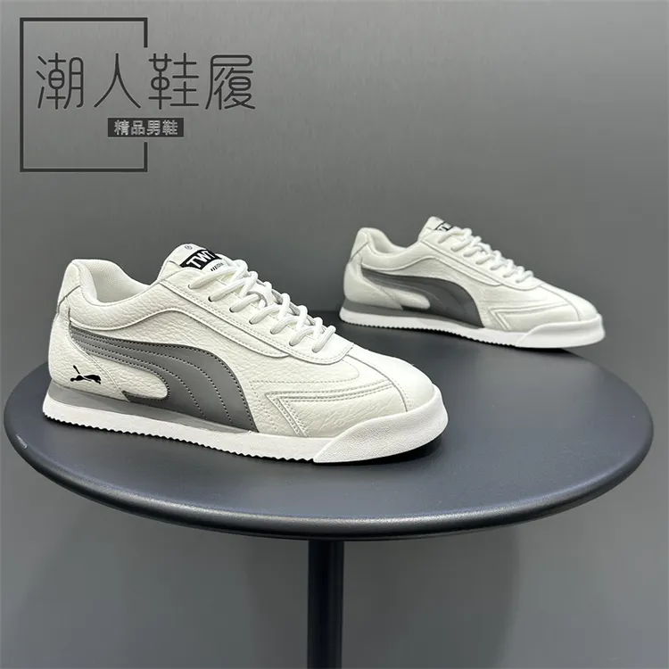 潮人男士板鞋2025秋季新款百搭时尚休闲鞋简约舒适潮流低帮运动鞋