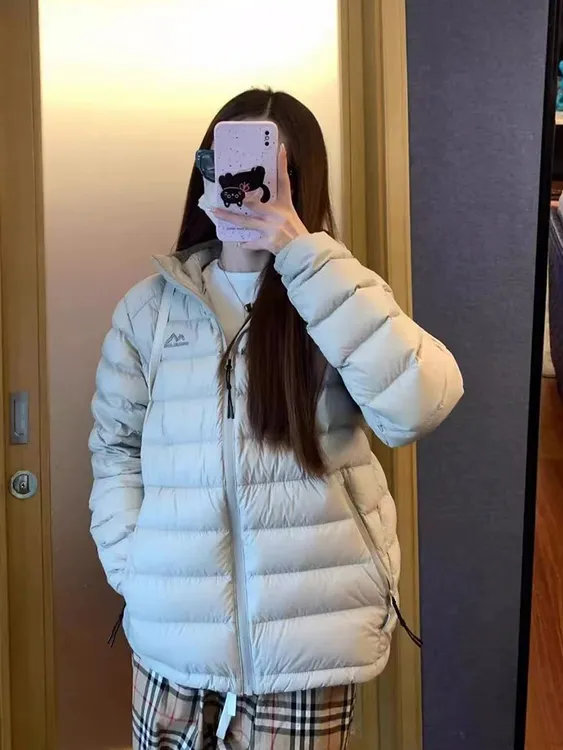 韩版显瘦排骨棉服女短款2025年新款轻薄棉衣棉袄宽松情侣连帽外套