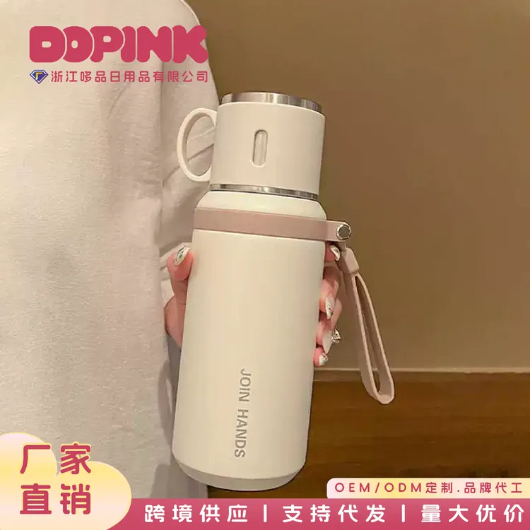 2025新316不锈钢保温杯简约大容量女士男带盖泡茶办公室商务杯子