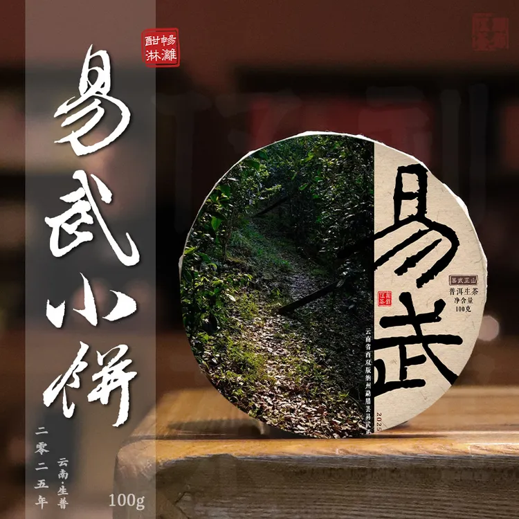 【云南生普·酣畅淋漓】易武小饼香扬水柔2025年勐腊普洱生茶100g