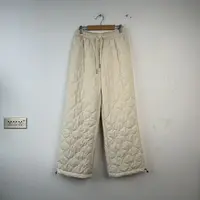 C  女士填充物100%桑蚕丝保暖宽松棉裤b22e