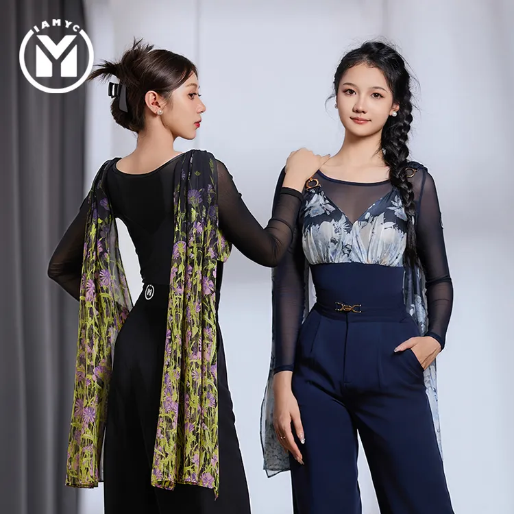 皇朝舞蹈新品摩登舞成人上衣舞蹈服B10098