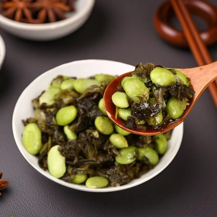 买八赠二童大义毛豆菜苋苏州周庄特产阿婆菜开胃小菜60g/袋