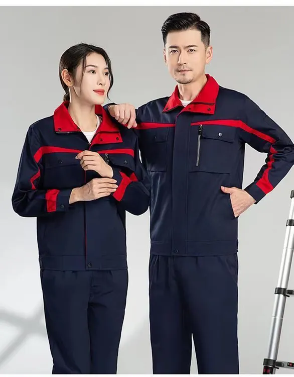 【糖果六代】春秋款时尚男女工作服车间工厂汽修耐磨耐脏工装定制