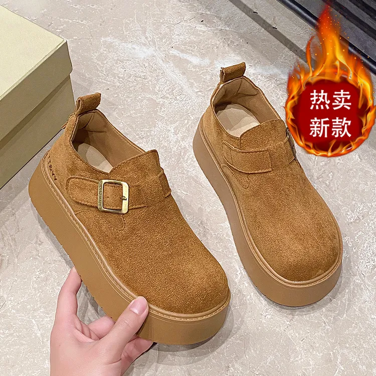 欧货爆款勃肯鞋女2025新款厚底增高轻便百搭复古时尚休闲勃肯单鞋