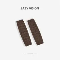 LAZYVISION羊绒简约百搭保暖女士中筒袜套ZMD-34864