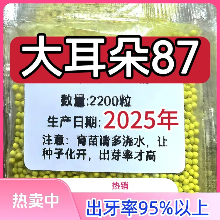 大耳朵87颗粒适合海拔2400以下全国通用