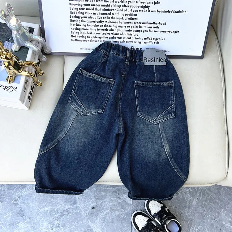 男童春秋装牛仔裤子新款帅气儿童休闲裤中小童洋气长裤百搭潮童装