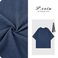 PanYiXiu/潘依绣【松弛圈】云朵棉减龄罗纹圆领宽松中袖T恤M9031
