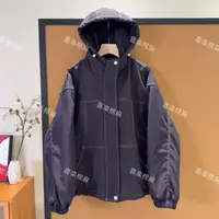 喜樂  2025明线连帽派克服棉服外套早冬季新款时尚百搭休闲防风女