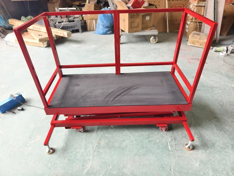 全电动移动剪叉式升降平台小型自行走高空作业登高车